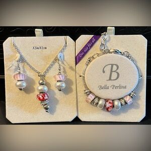 Bella Perlina Jewelry Set - New, never taken off the cards.